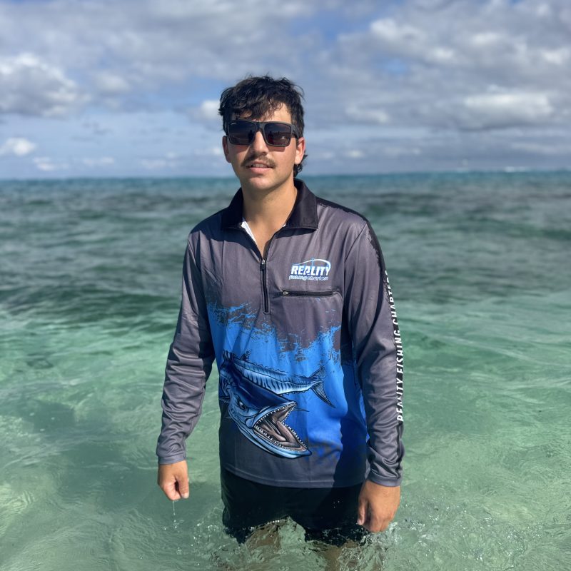 Grey Big Cat Fishing Shirt